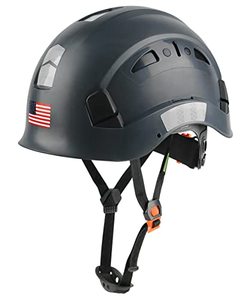 lot 20667 image: GREEN DEVIL Safety Helmet Hard Hat Adjustable Lightweight Vented ABS Work Helmet for Men and Women 6-Point Suspension ANSI Z89.1 Approved Ideal for Industrial & Construction