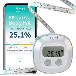 lot 20689 image: Slimpal Smart Body Tape Measure, Measuring Tape for Body Measurements, Tool for Monitoring Body Fat BMI, Retractable Bluetooth Body Fat Measurement Device for Fitness Shape & Weight Loss