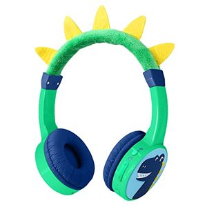 lot 20744 image: JBUNION Kids Bluetooth Headphones with 85dB Safe Volume Limited SD Card Slot Music Sharing Function Adjustable Bluetooth 5.3 Aux 3.5mm Cable Included for Boys Girls School Kids Headset for ipadTablet