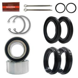 lot 20755 image: Front Wheel Bearing Seals for Honda FourTrax 300 TRX300FW Rancher 350 400 420 TRX 350 400 420 Only for 4x4 OEM# 91051-HC5-003 91209-HN2-003 91256-HC5-003