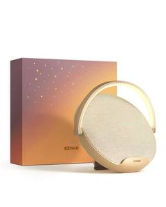 lot 20756 image: EZVALO Advanced Gift for Her, Bedside Lamp with Wireless Charger, 4 in 1 Dimmable LED Night Light, Nightstand Touch Lamp, Portable Bluetooth Speaker, Phone Holder, Birthday Gifts for Women, Men, Mom
