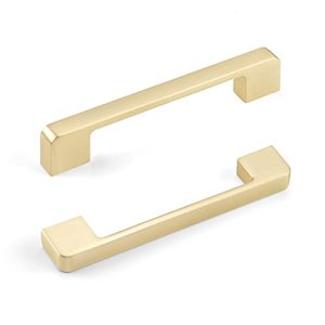 lot 20764 image: Haliwu 10 Pack Brushed Gold Cabinet Pulls, Gold Cabinet Handles, Brass Cabinet Pulls Gold Drawer Pulls Dresser Pulls, Gold Kitchen Cabinet Handles 5 inch Zinc Alloy Kitchen Hardware