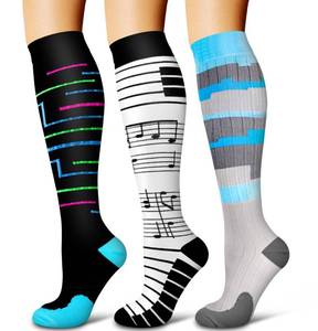 lot 20772 image: COOLOVER Copper Compression Socks for Women and Men(6 Pairs)-Best Support for Running, Athletic, Nursing, Travel