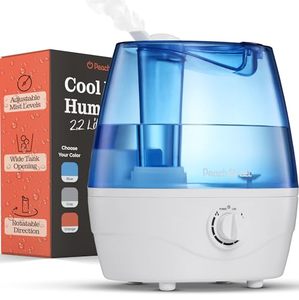 lot 20778 image: Cool Mist Humidifiers for Bedroom - 2.2L Water Tank, Baby, Office, Quiet Ultrasonic Air Vaporizer, Adjustable Mist Level, 360 Nozzle Rotation, Auto-Shut Off, Large Area Humidifier Easy Fill and Clean