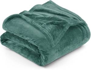lot 20785 image: Utopia Bedding Fleece Blanket Queen Size Celadon 300GSM Luxury Fuzzy Soft Anti-Static Microfiber Bed Blanket (90x90 Inches)