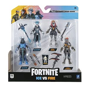 lot 20824 image: Fortnite Micro Squad - Four 2.5-inch Articulated Figures with Harvesting Tools