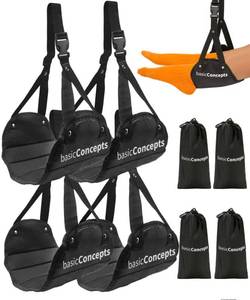 lot 20835 image: Airplane Footrest (4 Pack), Perfect Foot Hammock Airplane or Office Footrest to Relax Your Feet - Airplane Foot Hammock for Airplane Travel Accessories, Plane Footrest, Airplane Essentials