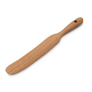 lot 21115 image: FAAY Skinny Spurtle for Sourdough Starter, Spreading, Cooking, Mixing, Reaching Bottom of Jar, Kitchen Utensils, 100% Healthy from High Moist Resistance Teak for Non Stick Cookware and Instant Pot