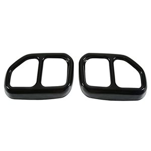 lot 21122 image: Aramox 2Pcs Car Tail Exhaust Pipe Cover Stainless Steel Muffler Tail Tip Pipe Trim Gloss Black Replacement for X3 G01 X4 G02 2022