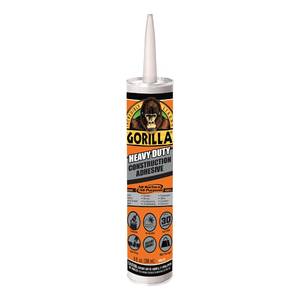 lot 21142 image: Gorilla Heavy Duty Construction Adhesive, 9 Ounce Cartridge, White, (Pack of 1)
