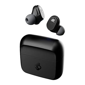 lot 21146 image: Skullcandy Mod In-Ear Wireless Earbuds, 34 Hr Battery, Microphone, Works with iPhone Android and Bluetooth Devices - Black