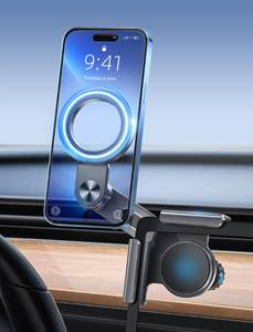 lot 21167 image: Tesla Phone Mount, for MagSafe Car Mount Super Solid Base Tesla Model 3Y Phone Holder, Tesla Model 3Y Accessories 2023, Fits for iPhone141312 and Other Smart Phone