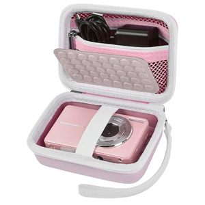 lot 21223 image: Boobowl Digital Camera Case Compatible with Yifecialfor EROOLUfor VAHOIALDfor Kaisoonfor Kodak Pixprofor Canon PowerShot ELPH 180 190 for Sony DSCW800 DSCW830 Kids Cameras (Pink)