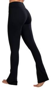 lot 21267 image: Sunzel Butterflycra High Waist Mini Flared Leggings for Women, Tummy Control Casual Flare Yoga Pants for Yoga Workout Gym 32 Black Small