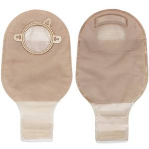 lot 21298 image: LotFancy Ileostomy Supplies, 10 PCS Colostomy Bags, Two-Piece Colonoscopy Bags with Hook and Loop Closure for Stoma Care (No Skin Barriers)