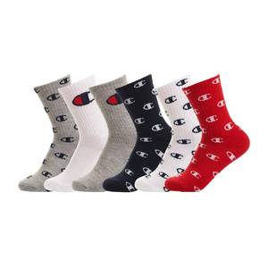 lot 21317 image: Champion unisex child Kids Multipacks Socks, Crew C - Asst, 7 9 US