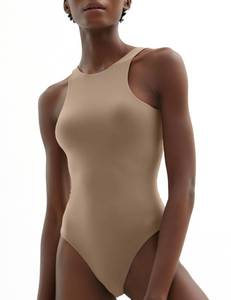 lot 21333 image: PUMIEY Bodysuit for Women Latte Medium