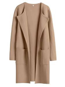 lot 21380 image: ANRABESS Womens Open Front Chunky Knit Cardigan Fall Long Sleeve Casual Oversized Wool Sweater Jacket Winter Coat Trendy Fashion 2023 Clothes Outfits 715shenxing-XL Khaki