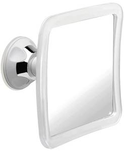 lot 21401 image: MIRRORVANA Fogless Shower Mirror for Shaving with Upgraded Suction, Anti Fog Shatterproof Surface and 360° Swivel - 6.3 x 6.3