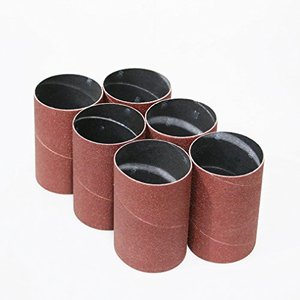 lot 21455 image: Dark Stone Sanding Sleeves for Spindle Sander 4-12 Length (150 Grit, 3)