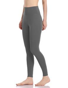 lot 21460 image: Colorfulkoala Womens Buttery Soft High Waisted Yoga Pants Full-Length Leggings (XS, Charcoal Grey)