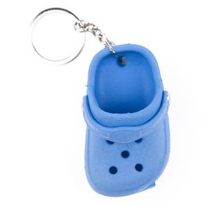 lot 21462 image: CEMMY XU Women Cute Shoes Style Keychain - Kids Girls Boys Lovely Key Buckle for Birthday Gifts Blue