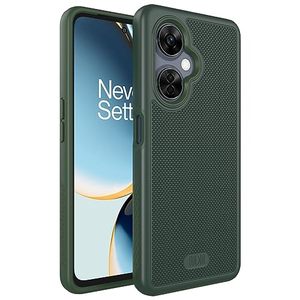 lot 21474 image: TUDIA DualShield Grip Designed for OnePlus Nord N30 5G Case (2023), MergeGrip Dual Layer Shockproof Slim Military Grade Non-Slip Tough Heavy Duty Protective Phone Case Cover (Pine Green)
