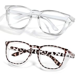 lot 21475 image: LASMEX Stylish Safety Glasses Goggles for Women Girls Anti-fog Glasses Protective Eyewear Clear Glasses