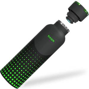lot 21478 image: UVBRITE Beam Self-Cleaning UV Water Bottle - 24 Oz Insulated Stainless Steel Bottle - Rechargeable Sterilizing Bottle with Safety Lock Push Button Quick Purification for Safe Drinking Water Anywhere