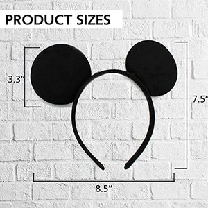 lot 21766 image: BELMAKS Set of 2 Murine Ears Headband Ears Headband Hair Accessories Costume for Boys Girls Headband For Birthday Party