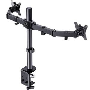 lot 21770 image: ErGear Dual Monitor Desk Mount, Fully Adjustable Dual Monitor Arm for 2 Computer Screens up to 32 inch, Heavy Duty Dual Monitor Stand for Desk, Holds up to 17.6 lbs per Arm, EGCM1