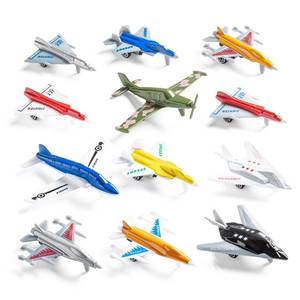 lot 21810 image: Toy Airplane Made of Metal and Plastic Set of 12 Military Planes and Jets. Airplane Toys for Keeping The Kids Creative. Toy Airplane for Boys Age 4-7