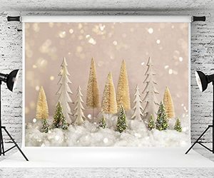 lot 21817 image: Kate10ft(W) x10ft(H) Christmas Tree with Glitter Backdrop Bokeh Dots Christmas Photo Backdrops Xmas Photo Studio Props for Happy New Year Winter Photography Party Decoration