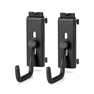 lot 21842 image: Savior Equipment Wall Rack System Heavy-Duty Steel Tactical J-Hooks for Handgun Pistol Revolver Wall Mount Hanger, Modular Firearms Gun Wall Gear Accessories Organizer, 1-Pair