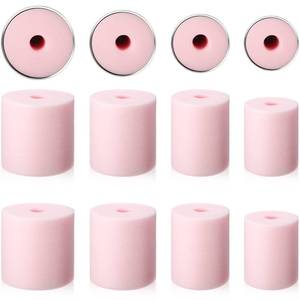 lot 21847 image: Honoson 4 Sizes 8 Pieces Cup Turner Foam Tumbler Inserts for 12 Inch PVC Pipe Tumbler Inserts Accessories Fit 10 oz to 40 oz All Tumblers (Pink)