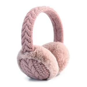 lot 21863 image: POXIMI Baby Warm Earmuffs Kid Magic Gloves Girl Soft Plush Ear Muffs Toddler Knit Mittens for Boy Winter Ear Warmer Set
