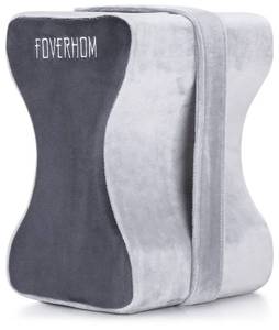 lot 21880 image: foverhom Memory Foam Knee Pillow,Orthopedic Leg Pillow for Sciatica Relief,Back Pain, Pregnancy, Leg Pain, Hip Pain and Sciatica Relief