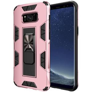 lot 21884 image: Samsung Galaxy S8 Plus Case Samsung Galaxy S8 Case Military Grade Built-in Kickstand Case Holder Armor Heavy Duty Shockproof Cover Protective for Samsung Galaxy S8 Plus Phone Case (Rose Gold)