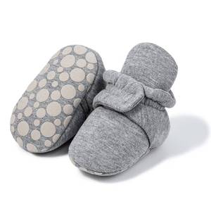 lot 21934 image: Sawimlgy Newborn Infant Baby Girl Boy Cotton Booties Stay On Sock Slippers Soft Bedroom Shoes Non-Skid Ankle Boots With Grippers Toddler Crib Warm Shoe First Walker Birthday Shower Gift
