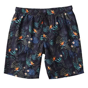 lot 22064 image: Valpeak Boys Swim Trunks Quick Dry Swim Shorts Kids Bathing Suit Beach Board Shorts (Black,14) xl
