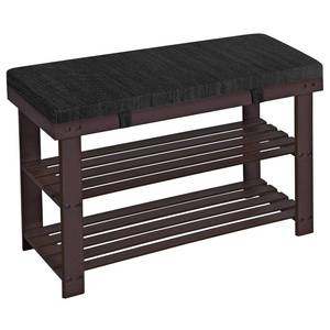 lot 22410 image: baibu 27.5 x 11 Inchs Shoe Bench Cushion Pad with Ties, Non-Slip Shoe Rack Cushion Chair Pads for Shoe Bench, Washable - One Pad Only (Blue, 27.5x11x1.5in)