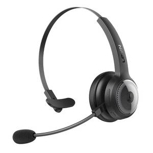 lot 22423 image: LEVN Bluetooth Headset, Wireless Headset with Microphone & Mute Button, 60Hrs Talk Time, On-Ear AI Noise Cancelling Headphones with Bluetooth 5.2 Multipoint for TruckerRemote WorkOnline ClassZoom