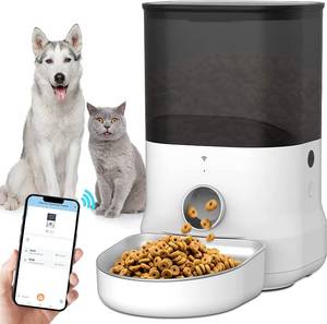 lot 22443 image: DOGNESS Smart Feed Automatic Cat Feeder, Wi-Fi Enabled Pet Feeder for Cat and Small Dog, Smartphone App for iOS and Android, Portion Control, Fresh Lock System Auto Food Dispenser