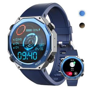 lot 22780 image: BJNAAL Alpha Gear Military Smart Watches for Men 1.45 AMOLED Tactical Indestructible Smartwatch for iPhone IP69 Waterproof Fitness Tracker with Blood Pressure Heart Rate MonitorStep Counter75 Days