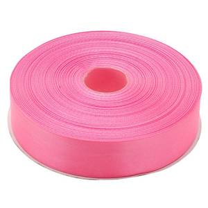 lot 22781 image: Topenca Supplies 1 Inch x 50 Yards Pink Double Face Solid Satin Ribbon Roll  Double Face Solid Satin Ribbon Roll  50 Yards Pink Satin for Gift Wrapping, Hair, Wedding, Sewing, and Craft