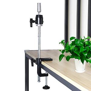 lot 22806 image: ZQIAN BEAUTY Scalable Wig Stand C Clamp Wig Head Stand Metal Mannequin Head Stand Holder Adjustable Height C-Clamp Table Stand Holder for Wig Doll Head
