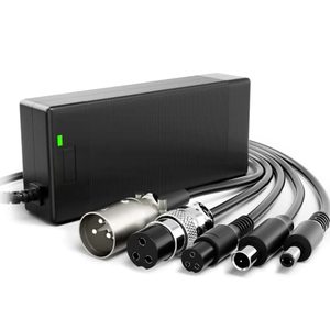 lot 22819 image: stio Universal Battery Charger for Razor, 29.4V 2A Power Supply 3Prong DC5.5-2.52.1 XLR Connector for Wheelchairs, Dirt Quad, Sports Mod 24V Lithium Battery Power Adapter