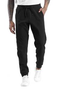 lot 22846 image: THE GYM PEOPLE Mens Fleece Joggers Pants with Deep Pockets Athletic Loose-fit Sweatpants for Workout, Running, Training Small