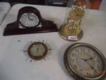 Lot of Clocks= Mantel, Dome and Others