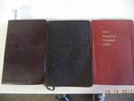 Lot of 3 Old Bibles